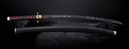 DEMON SLAYER: KIMETSU NO YAIBA RÉPLICA PROPLICA 1/1 ESPADA NICHIRIN (TANJIRO KAMADO) KYOJURO RENGOKU'S SWORD GUARD VER. 88 CM