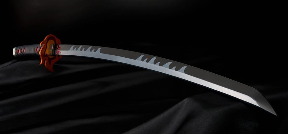 DEMON SLAYER: KIMETSU NO YAIBA RÉPLICA PROPLICA 1/1 ESPADA NICHIRIN (TANJIRO KAMADO) KYOJURO RENGOKU'S SWORD GUARD VER. 88 CM