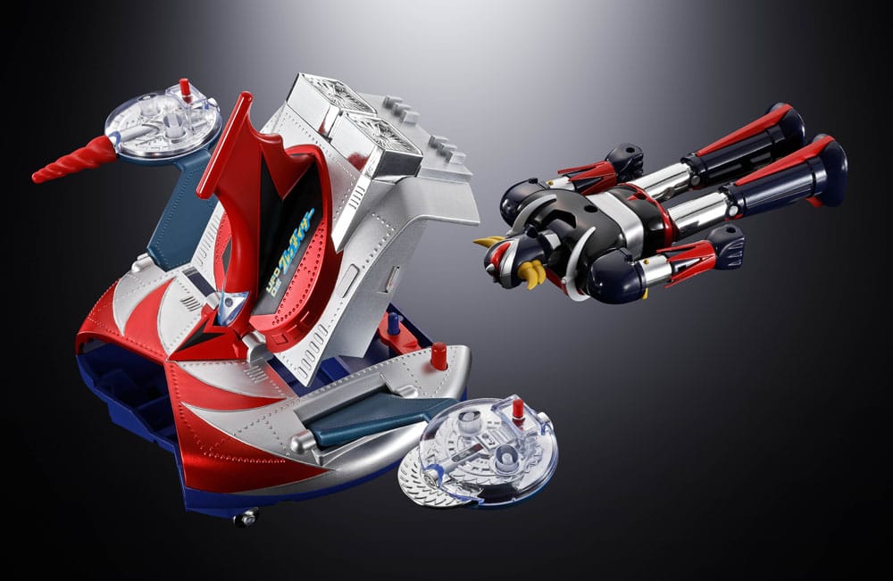 UFO ROBO GRENDIZER FIGURA CHOGOKIN DELUXE GRENDIZER & UFO SPAZER 14 CM
