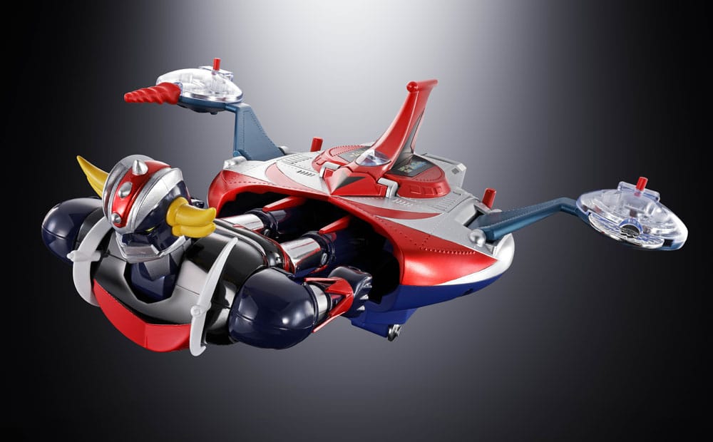 UFO ROBO GRENDIZER FIGURA CHOGOKIN DELUXE GRENDIZER & UFO SPAZER 14 CM