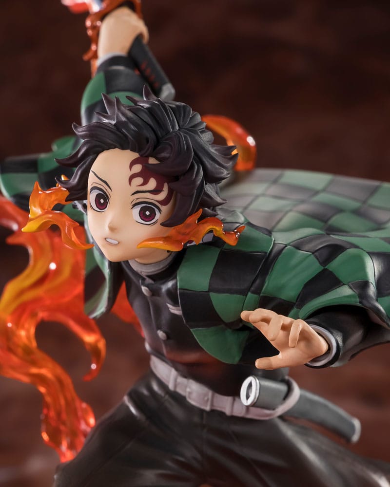 DEMON SLAYER: KIMETSU NO YAIBA ESTATUA PVC FIGUARTSZERO KAMADO TANJIRO (KYOJURO RENGOKU'S SWORD GUARD VER.) 19 CM