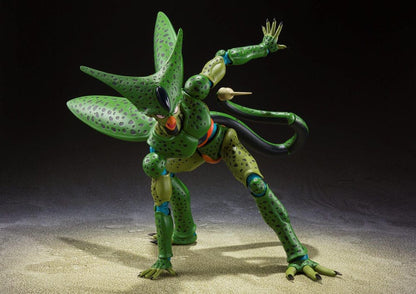 CELL PRIMERA FORMA – FIGURA 17 CM (S.H. FIGUARTS – DRAGON BALL Z REISSUE)