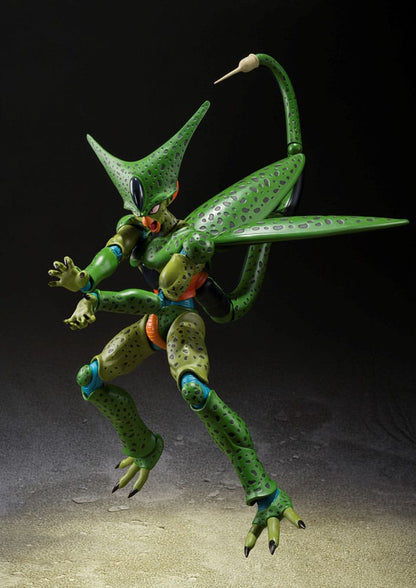 CELL PRIMERA FORMA – FIGURA 17 CM (S.H. FIGUARTS – DRAGON BALL Z REISSUE)