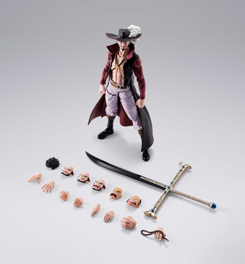 DRACULE MIHAWK HAWKEYE – FIGURA S.H.FIGUARTS ONE PIECE 17 CM (BANDAI – TAMASHII NATIONS)