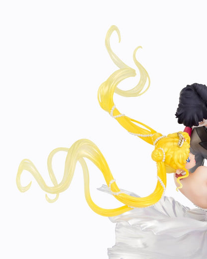 SAILOR MOON ESTATUA PVC FIGUARTSZERO CHOUETTE USAGI & TUXEDO MASK MOONLIGHT GLOW EDITION 24 CM