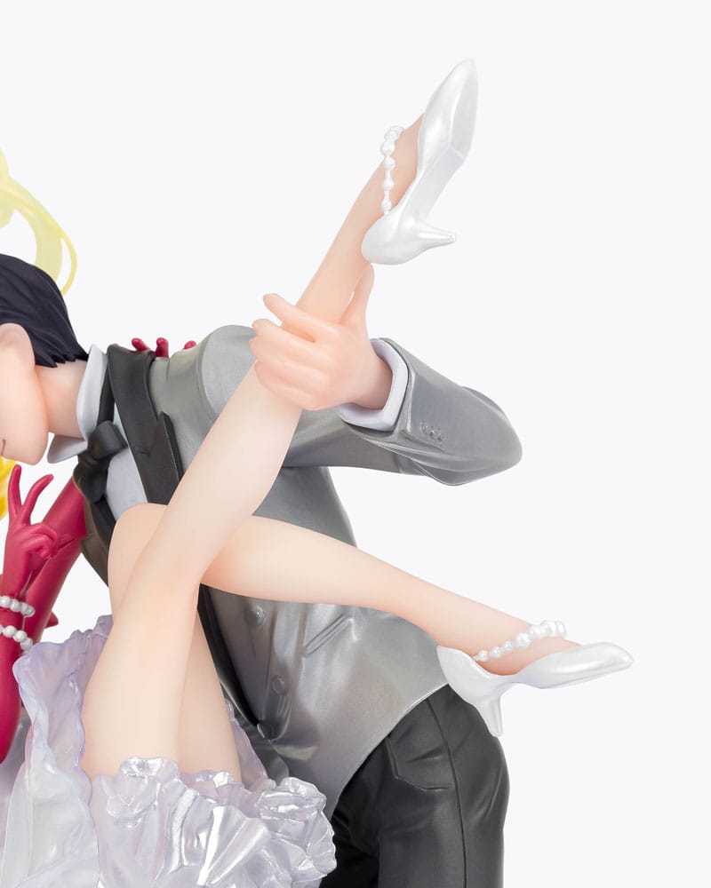 SAILOR MOON ESTATUA PVC FIGUARTSZERO CHOUETTE USAGI & TUXEDO MASK MOONLIGHT GLOW EDITION 24 CM