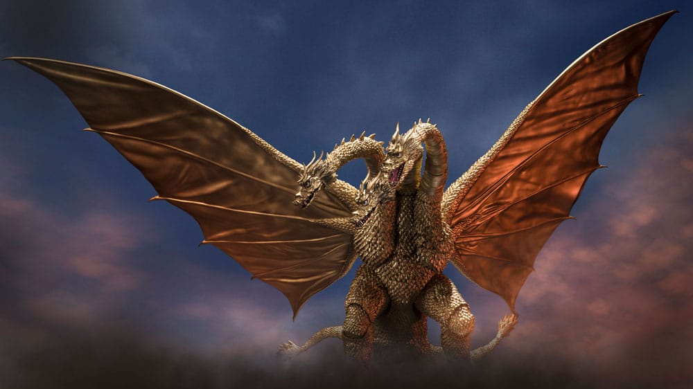 KING GHIDORAH (1972) – FIGURA S.H.MONSTERARTS 25 CM (TAMASHII NATIONS – GODZILLA)