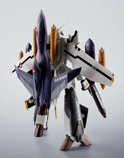VF-0S PHOENIX & QF-2200D-B GHOST SET – FIGURA HI-METAL R CHOGOKIN 14 CM (BANDAI – MACROSS)