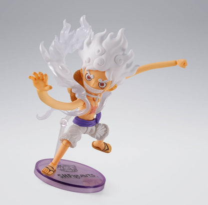 MONKEY D. LUFFY GEAR 5 – FIGURA WORLD COLLECTABLE 8 CM (TAMASHII NATIONS – S.H. FIGUARTS)