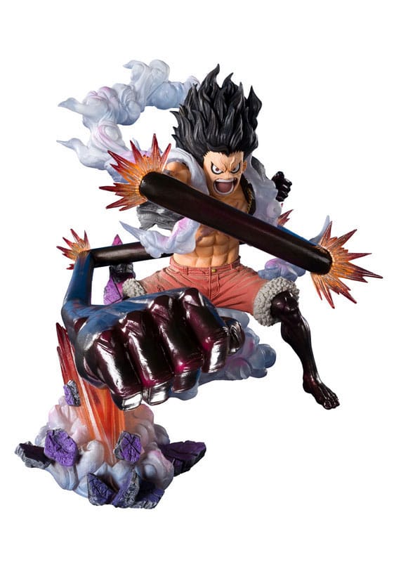 MONKEY D. LUFFY GEAR 4 SNAKE MAN KING COBRA ESTATUA FIGUARTS ZERO EXTRA BATTLE ONE PIECE 21 CM