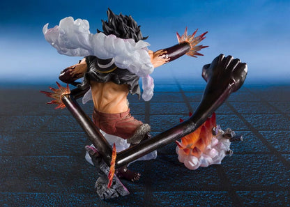 MONKEY D. LUFFY GEAR 4 SNAKE MAN KING COBRA ESTATUA FIGUARTS ZERO EXTRA BATTLE ONE PIECE 21 CM