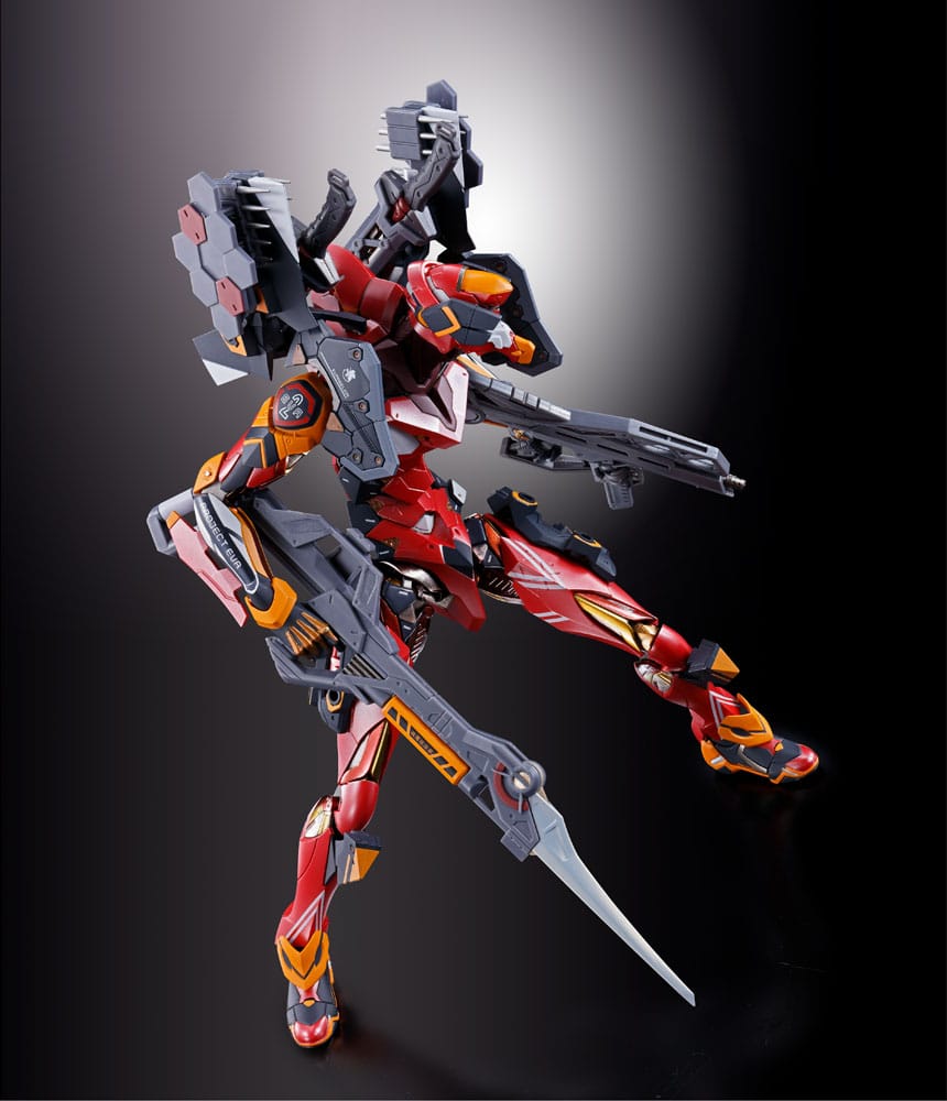 EVA PRODUCTION MODEL-02 30TH WITH THE SPEAR OF CASSIUS FIGURA METAL BUILD EVANGELION 22 CM