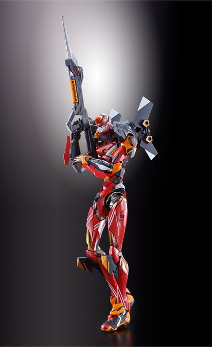 EVA PRODUCTION MODEL-02 30TH WITH THE SPEAR OF CASSIUS FIGURA METAL BUILD EVANGELION 22 CM
