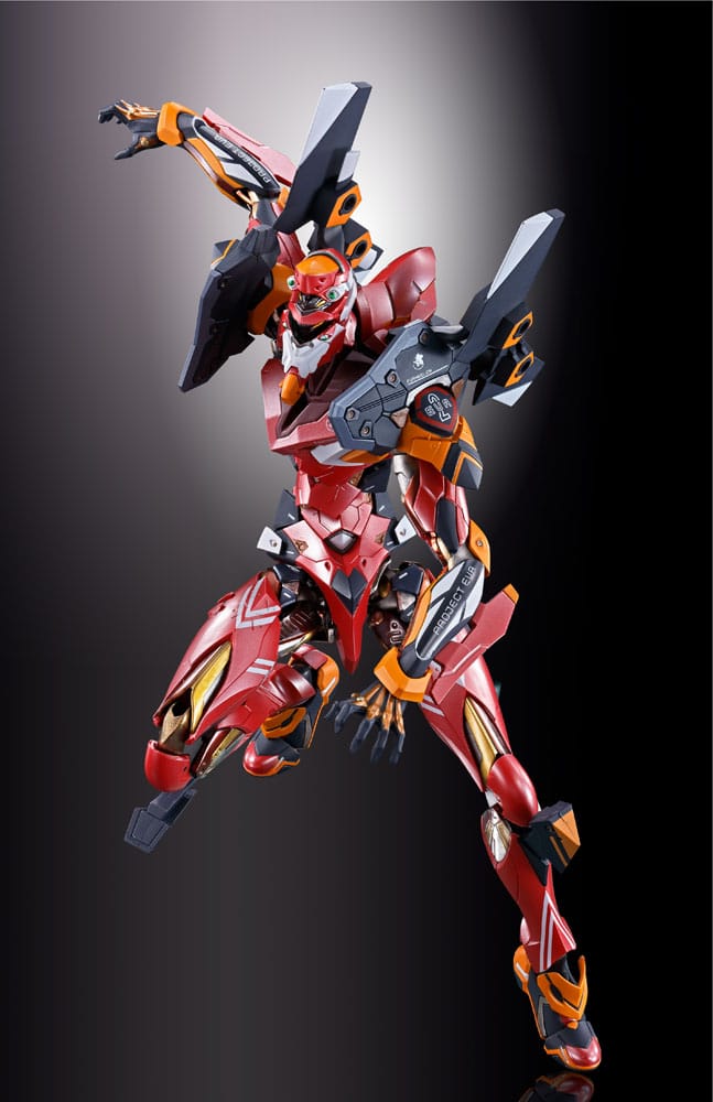EVA PRODUCTION MODEL-02 30TH WITH THE SPEAR OF CASSIUS FIGURA METAL BUILD EVANGELION 22 CM