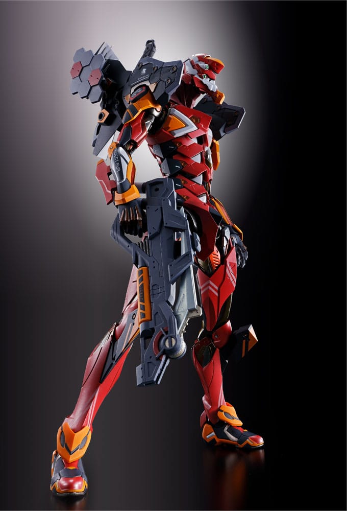 EVA PRODUCTION MODEL-02 30TH WITH THE SPEAR OF CASSIUS FIGURA METAL BUILD EVANGELION 22 CM
