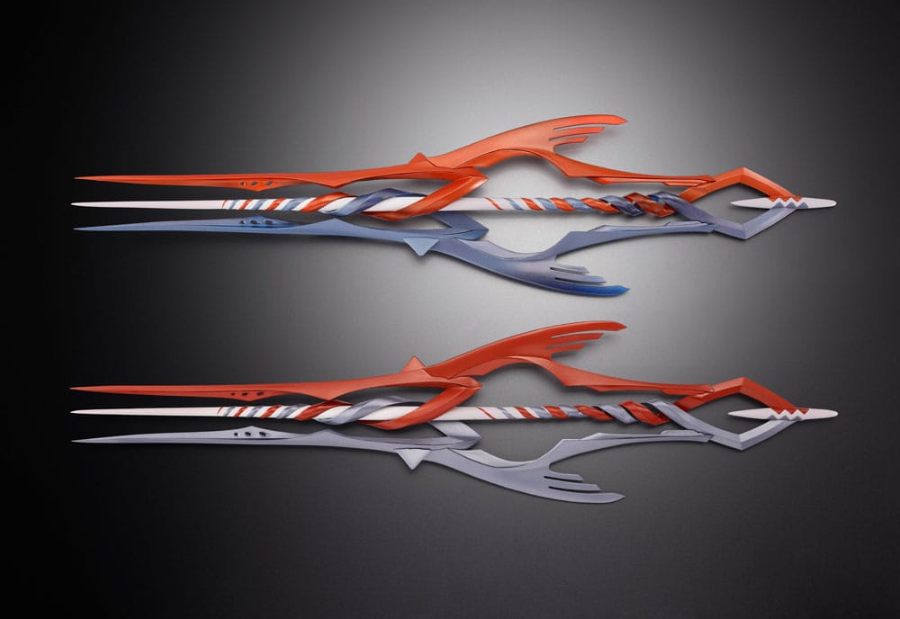 3 SPEARS SET FOR EVA 30TH WITH THE SPEAR ANOTHER COLOR ACCESORIOS METAL BUILD EVANGELION