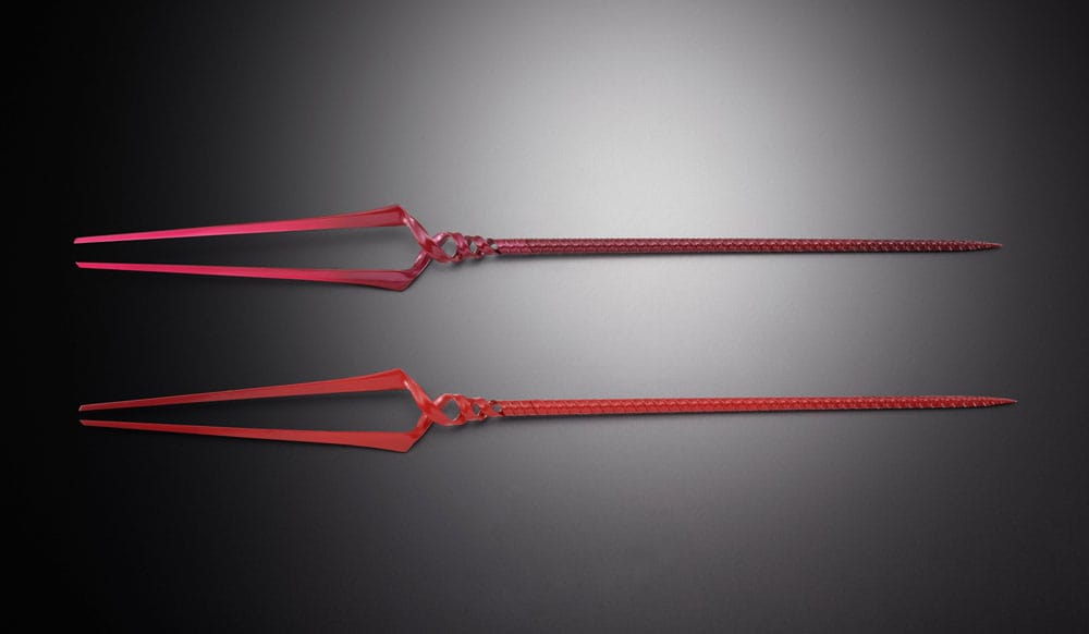 3 SPEARS SET FOR EVA 30TH WITH THE SPEAR ANOTHER COLOR ACCESORIOS METAL BUILD EVANGELION