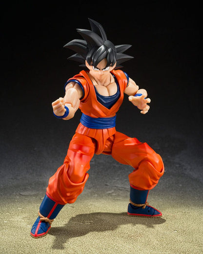 SON GOKU (THE KIND-HEARTED SAIYAN) – FIGURA S.H.FIGUARTS 14 CM (TAMASHII NATIONS – DRAGON BALL Z)