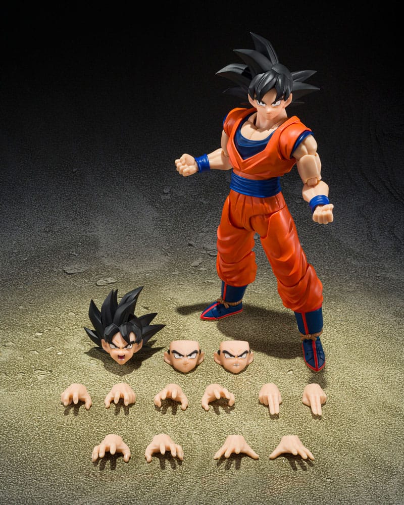 SON GOKU (THE KIND-HEARTED SAIYAN) – FIGURA S.H.FIGUARTS 14 CM (TAMASHII NATIONS – DRAGON BALL Z)