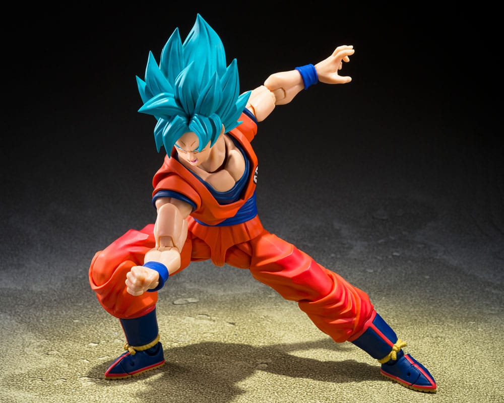 SON GOKU SUPER SAIYAN GOD SUPER SAIYAN BLUE S.H.FIGUARTS 15 CM