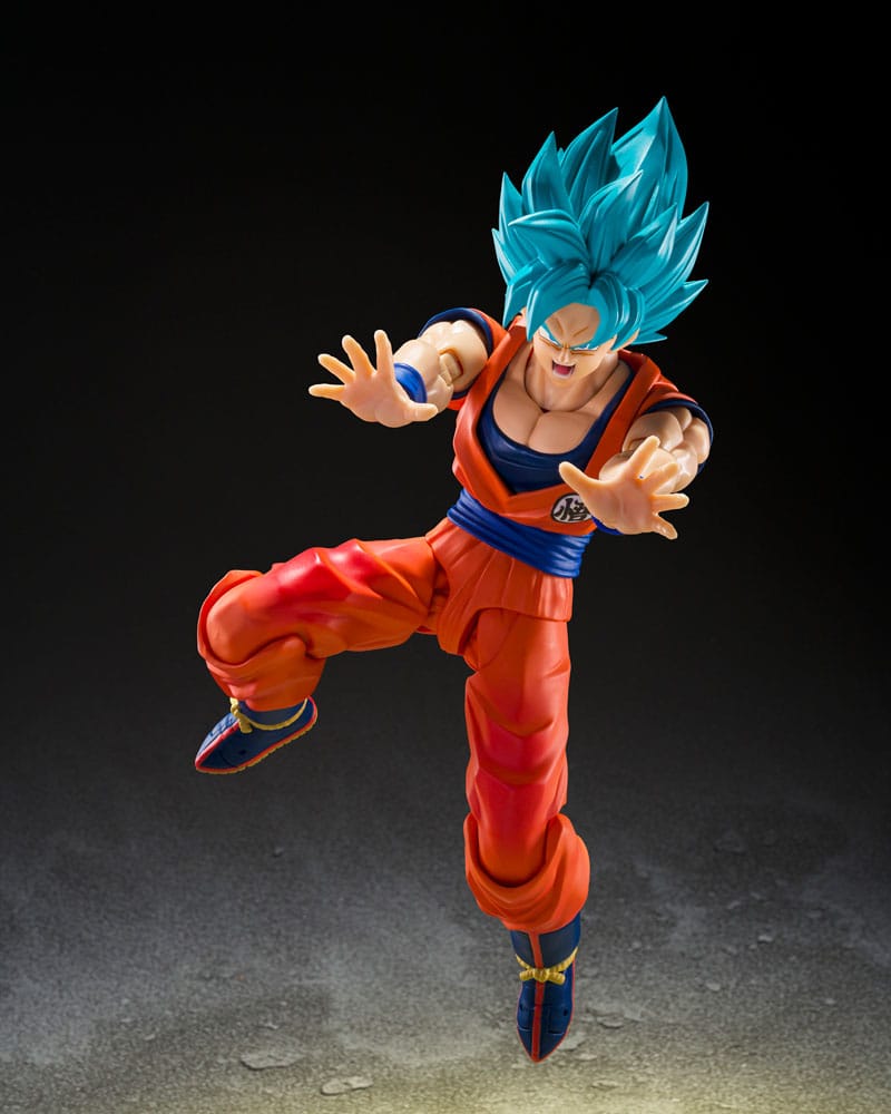 SON GOKU SUPER SAIYAN GOD SUPER SAIYAN BLUE S.H.FIGUARTS 15 CM