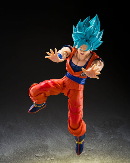 SON GOKU SUPER SAIYAN GOD SUPER SAIYAN BLUE S.H.FIGUARTS 15 CM