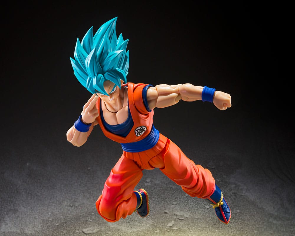 SON GOKU SUPER SAIYAN GOD SUPER SAIYAN BLUE S.H.FIGUARTS 15 CM