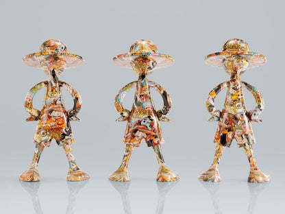 ONE PIECE – FIGURA LUFFY 1000 LOGS ANNIVERSARY ARTCANVAS 1/8 22 CM