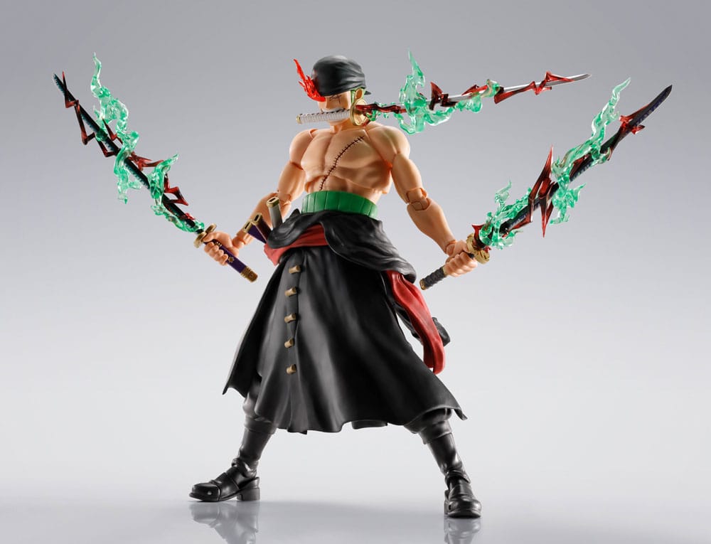 ONE PIECE – RORONOA ZORO THE KING OF HELL FIGURA S.H.FIGUARTS 15 CM (TAMASHII NATIONS)