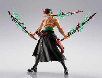 ONE PIECE – RORONOA ZORO THE KING OF HELL FIGURA S.H.FIGUARTS 15 CM (TAMASHII NATIONS)