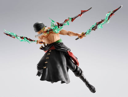 ONE PIECE – RORONOA ZORO THE KING OF HELL FIGURA S.H.FIGUARTS 15 CM (TAMASHII NATIONS)