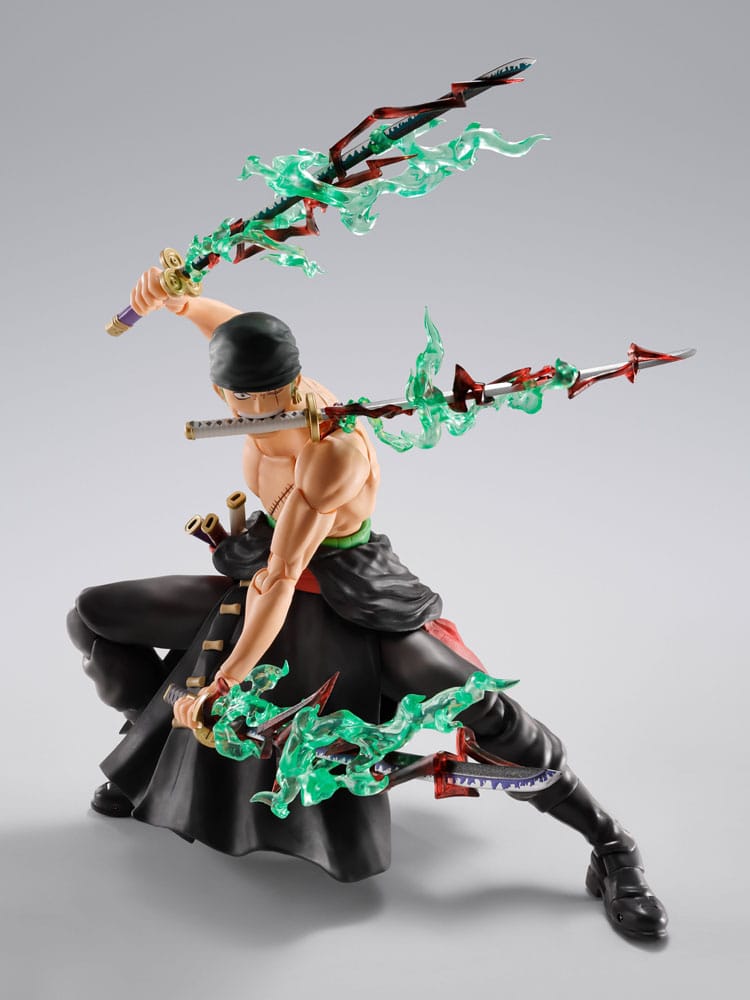 ONE PIECE – RORONOA ZORO THE KING OF HELL FIGURA S.H.FIGUARTS 15 CM (TAMASHII NATIONS)