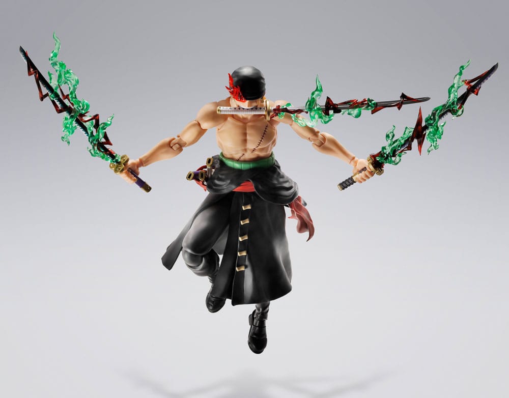 ONE PIECE – RORONOA ZORO THE KING OF HELL FIGURA S.H.FIGUARTS 15 CM (TAMASHII NATIONS)