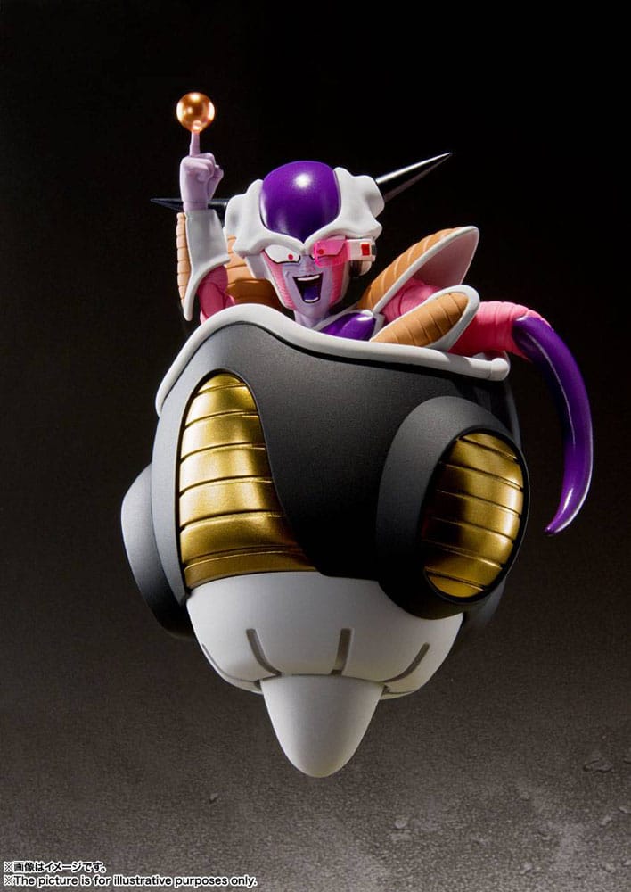 FRIEZA (FIRST FORM) & FRIEZA POD REISSUE FIGURA S.H.FIGUARTS DRAGON BALL Z 11 CM
