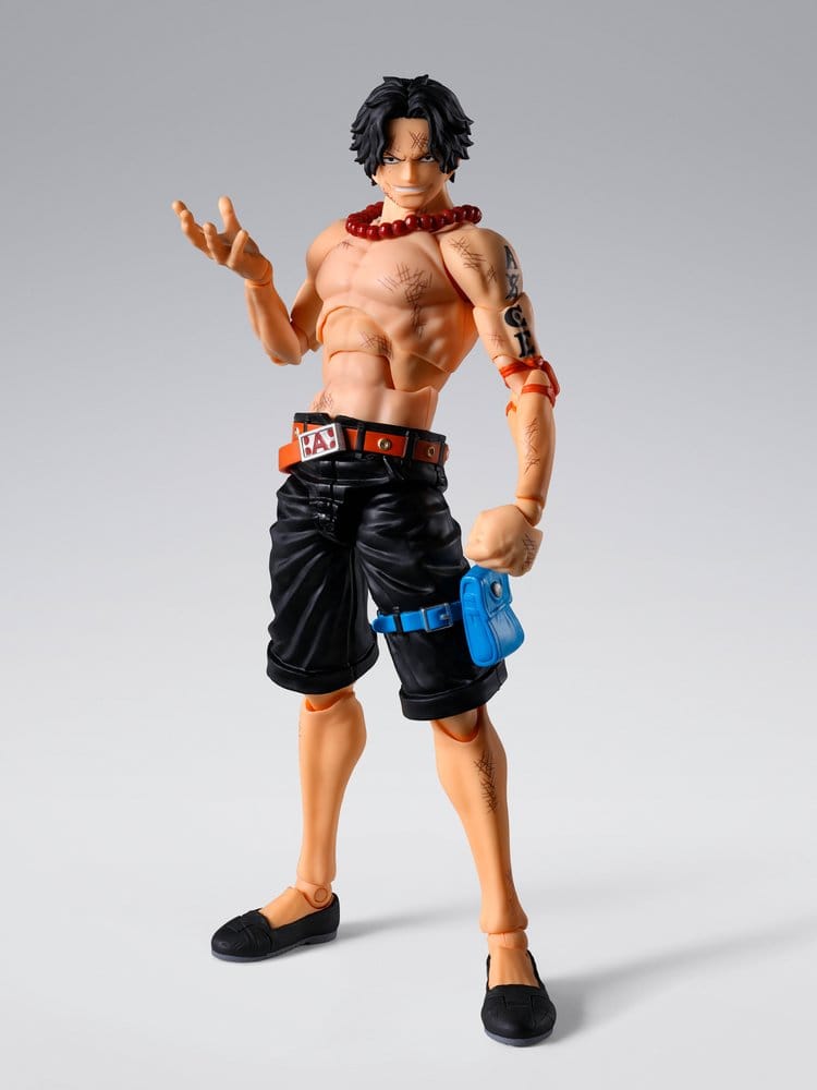 PORTGAS D. ACE – FIGURA S.H.FIGUARTS 16 CM (BANDAI TAMASHII – ONE PIECE MARINEFORD)