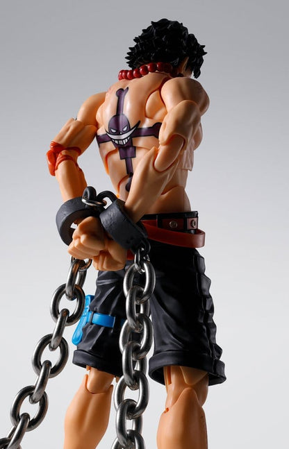 PORTGAS D. ACE – FIGURA S.H.FIGUARTS 16 CM (BANDAI TAMASHII – ONE PIECE MARINEFORD)