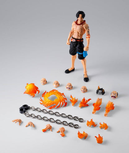 PORTGAS D. ACE – FIGURA S.H.FIGUARTS 16 CM (BANDAI TAMASHII – ONE PIECE MARINEFORD)