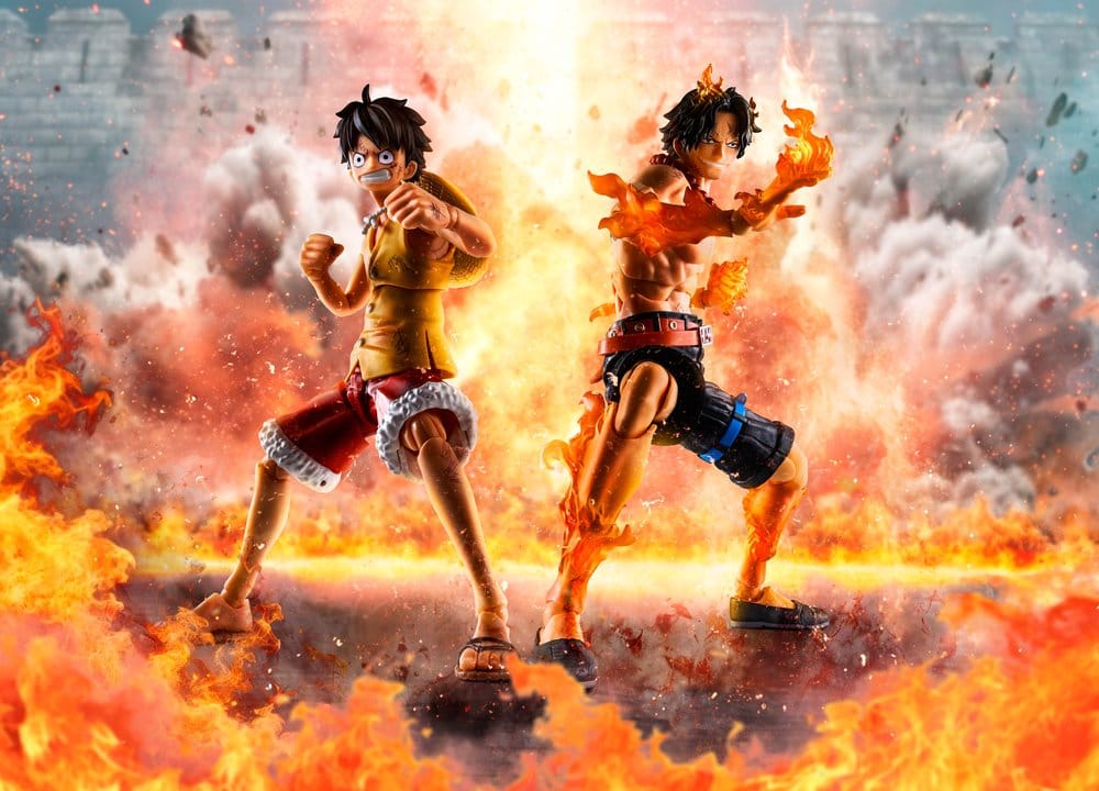 PORTGAS D. ACE – FIGURA S.H.FIGUARTS 16 CM (BANDAI TAMASHII – ONE PIECE MARINEFORD)