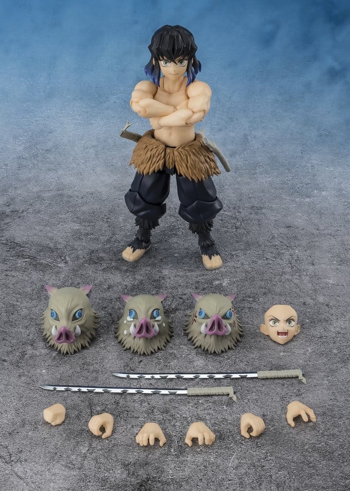 DEMON SLAYER: KIMETSU NO YAIBA FIGURA S.H.FIGUARTS INOSUKE HASHIBIRA 14 CM