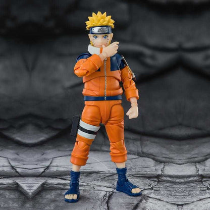 NARUTO UZUMAKI THE NO.1 MOST UNPREDICTABLE NINJA REISSUE FIGURA S.H.FIGUARTS NARUTO 15 CM