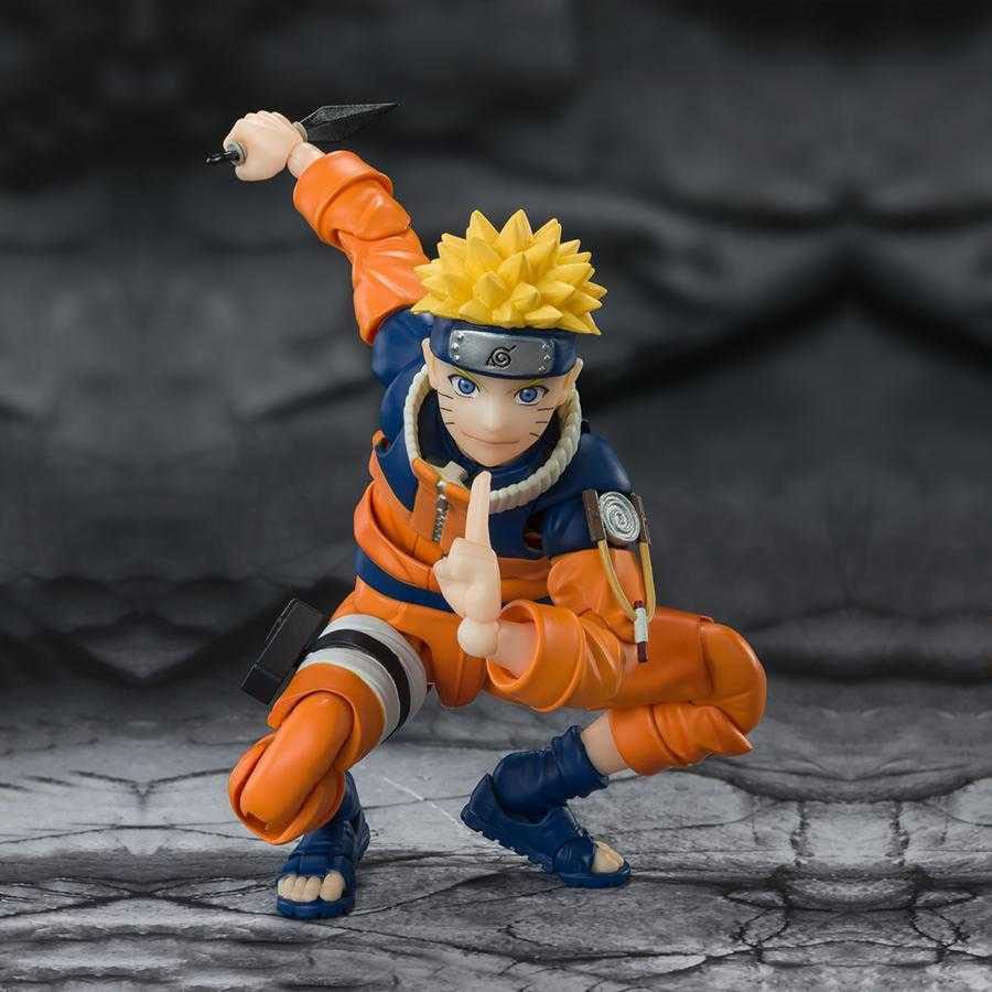 NARUTO UZUMAKI THE NO.1 MOST UNPREDICTABLE NINJA REISSUE FIGURA S.H.FIGUARTS NARUTO 15 CM