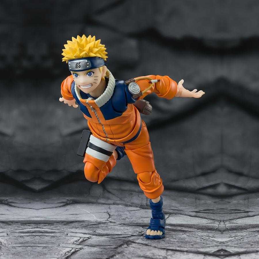 NARUTO UZUMAKI THE NO.1 MOST UNPREDICTABLE NINJA REISSUE FIGURA S.H.FIGUARTS NARUTO 15 CM