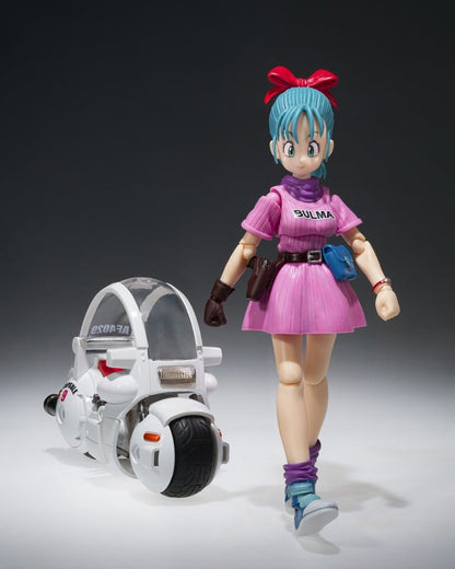 HOI-POI CÁPSULA Nº 9 BULMA'S MOTORCYCLE – FIGURA CHANGEARTS 8 CM (TAMASHII NATIONS – DRAGON BALL)
