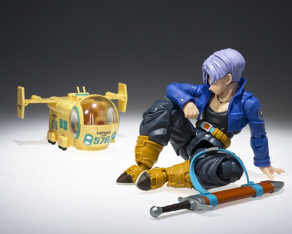 HOI-POI CÁPSULA Nº 576 BULMA'S AIRPLANE – FIGURA CHANGEARTS 8 CM (TAMASHII NATIONS – DRAGON BALL Z)