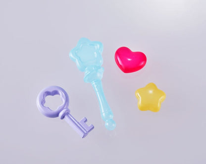MAGICAL SISTERS LULUTTO LILLY RÉPLICA PROPLICA STATTONEONEON & GLASSHEART HOPEPACT SET 25 CM
