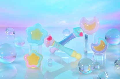 MAGICAL SISTERS LULUTTO LILLY RÉPLICA PROPLICA STATTONEONEON & GLASSHEART HOPEPACT SET 25 CM