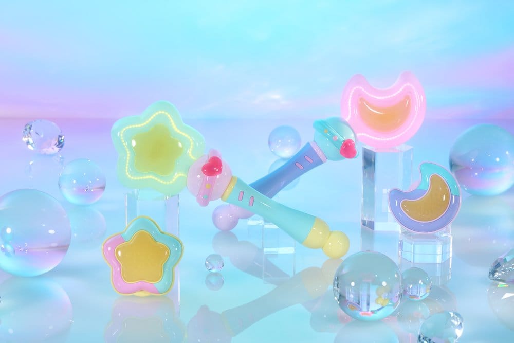 MAGICAL SISTERS LULUTTO LILLY RÉPLICA PROPLICA STATTONEONEON & GLASSHEART HOPEPACT SET 25 CM