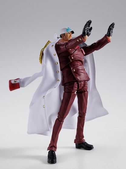 SAKAZUKI AKAINU MARINEFORD ONE PIECE S.H.FIGUARTS FIGURA 20 CM TAMASHII NATIONS