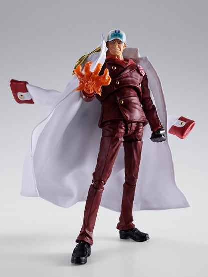SAKAZUKI AKAINU MARINEFORD ONE PIECE S.H.FIGUARTS FIGURA 20 CM TAMASHII NATIONS