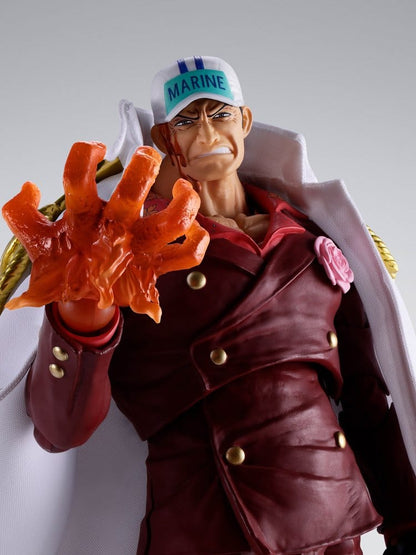 SAKAZUKI AKAINU MARINEFORD ONE PIECE S.H.FIGUARTS FIGURA 20 CM TAMASHII NATIONS